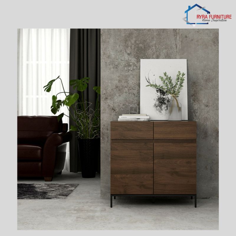 RAK SERBAGUNA/BUFET MINIMALIS ELEGAN MEWAH / SIDEBOARD MINIMALIS TEBAL - PETRA SB 80 - PRO DESIGN
