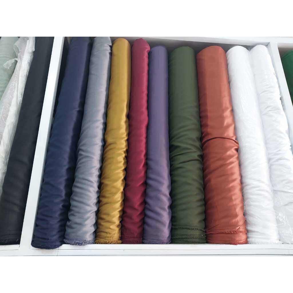 Kain Shakilla Premium Original – Kain Polos Premium Bahan Gamis, Dress, Hijab & Fashion Wanita Lembu