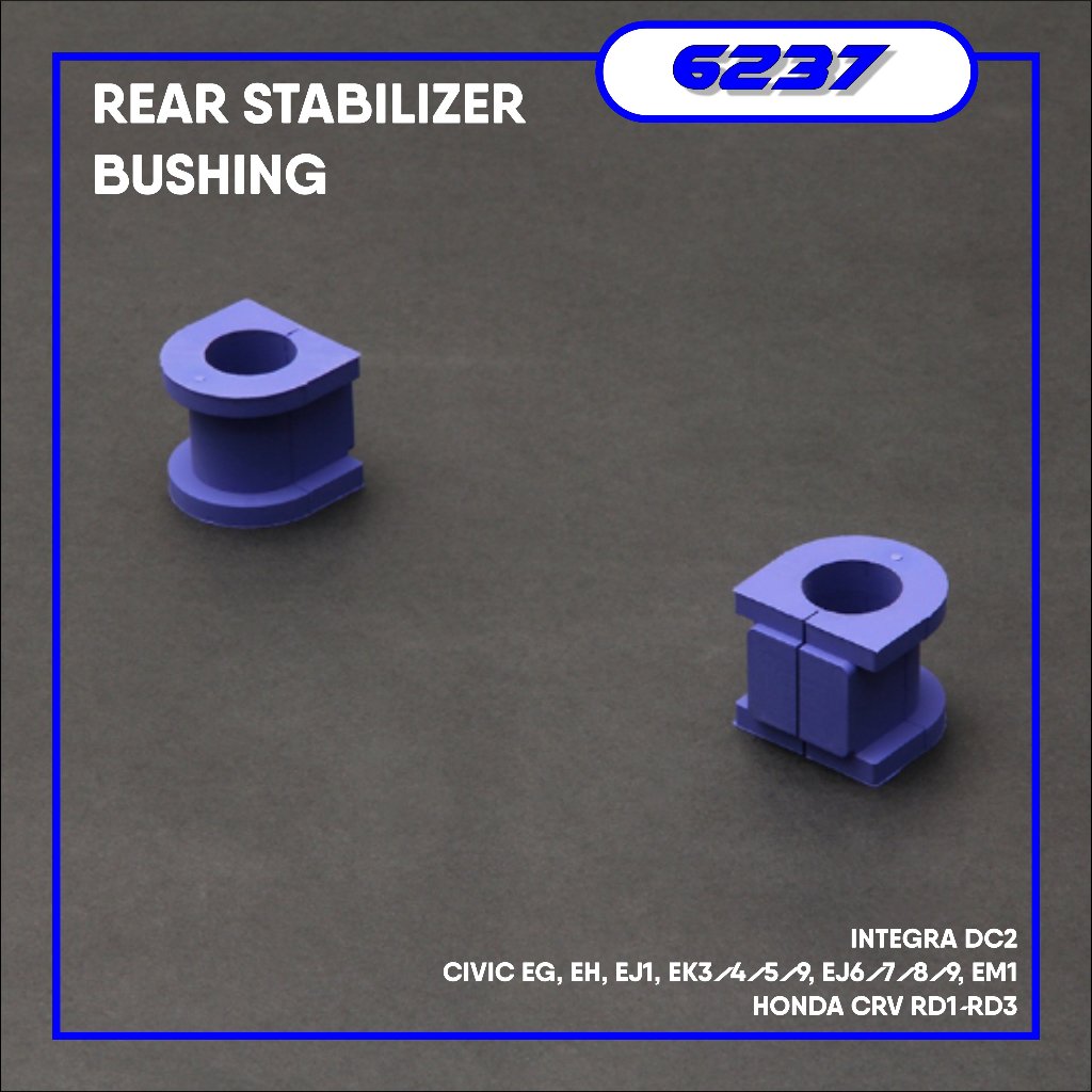 Aksesoris Stabiliser Hardrace - 6237 - REAR STABILIZER BUSHING - ACURA INTEGRA DC2 HONDA CIVIC EG, E