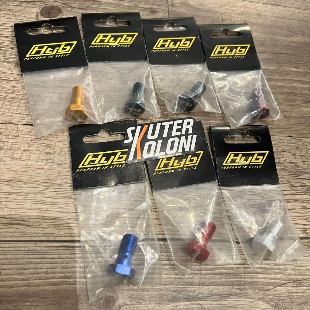 HYB Baut nepel Fitting Brake Selang Rem Vespa & universal all motor