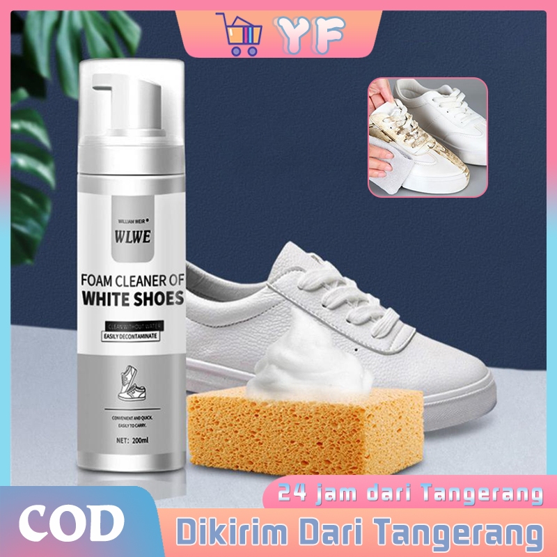 Foam Pembersih Sepatu Sneakers Tanpa Air Pembersih Noda Sepatu Putih Tanpa Bilas