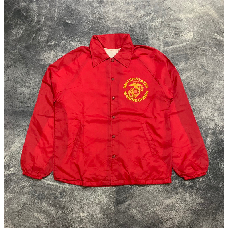 Jaket Coach Windbreaker Champion x USMC Vintage