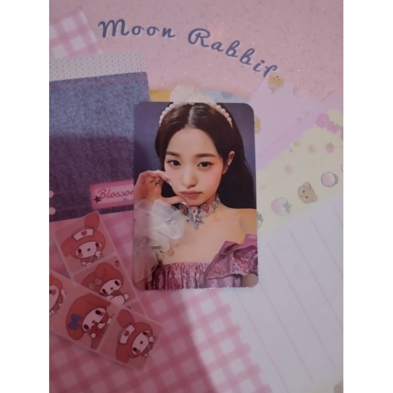 Photocard Wonyoung IVE Love dive era BACA DESK
