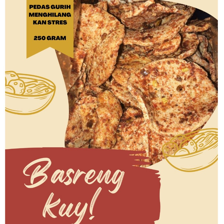 

Basreng Bumbu Pedas Daun Jeruk 200 gr Khas Bandung