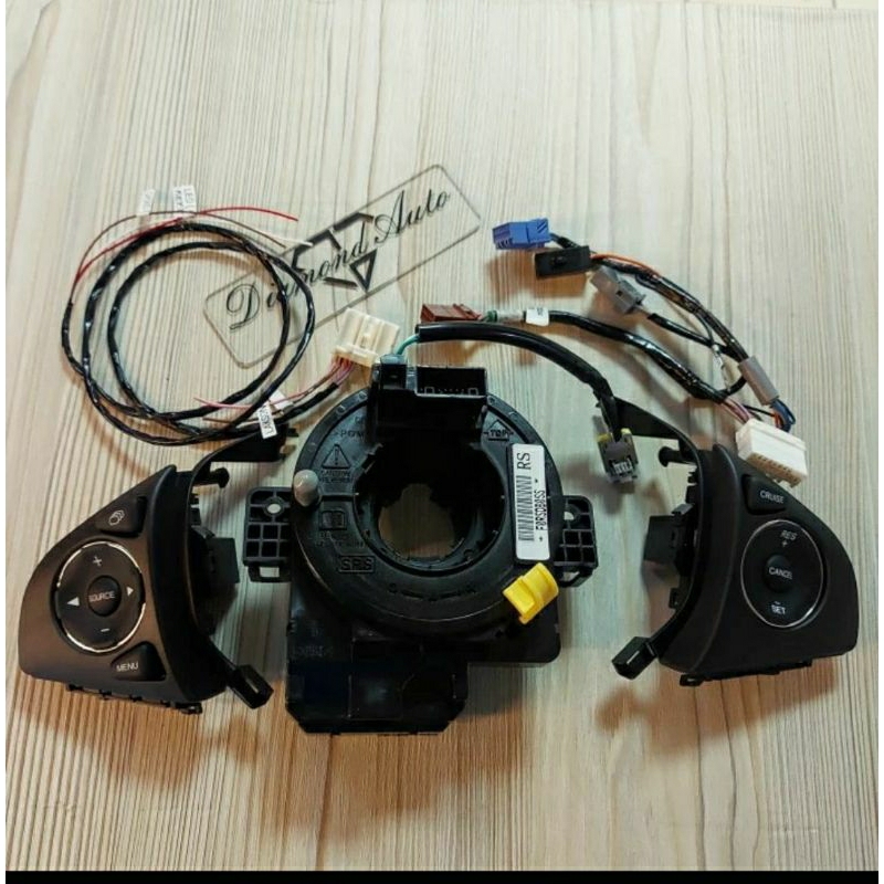 Jual Tombol Steer HRV CRV  JAZZ + CABLE SPIRAL+ Cable Head Unit
