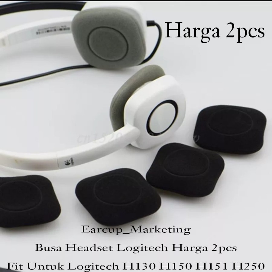 Foam Earpad Busa Headset Logitech H150 H151 H130 H250 Headphone - Busa Mic 1pc