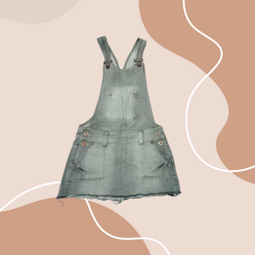Denim Overall Dress