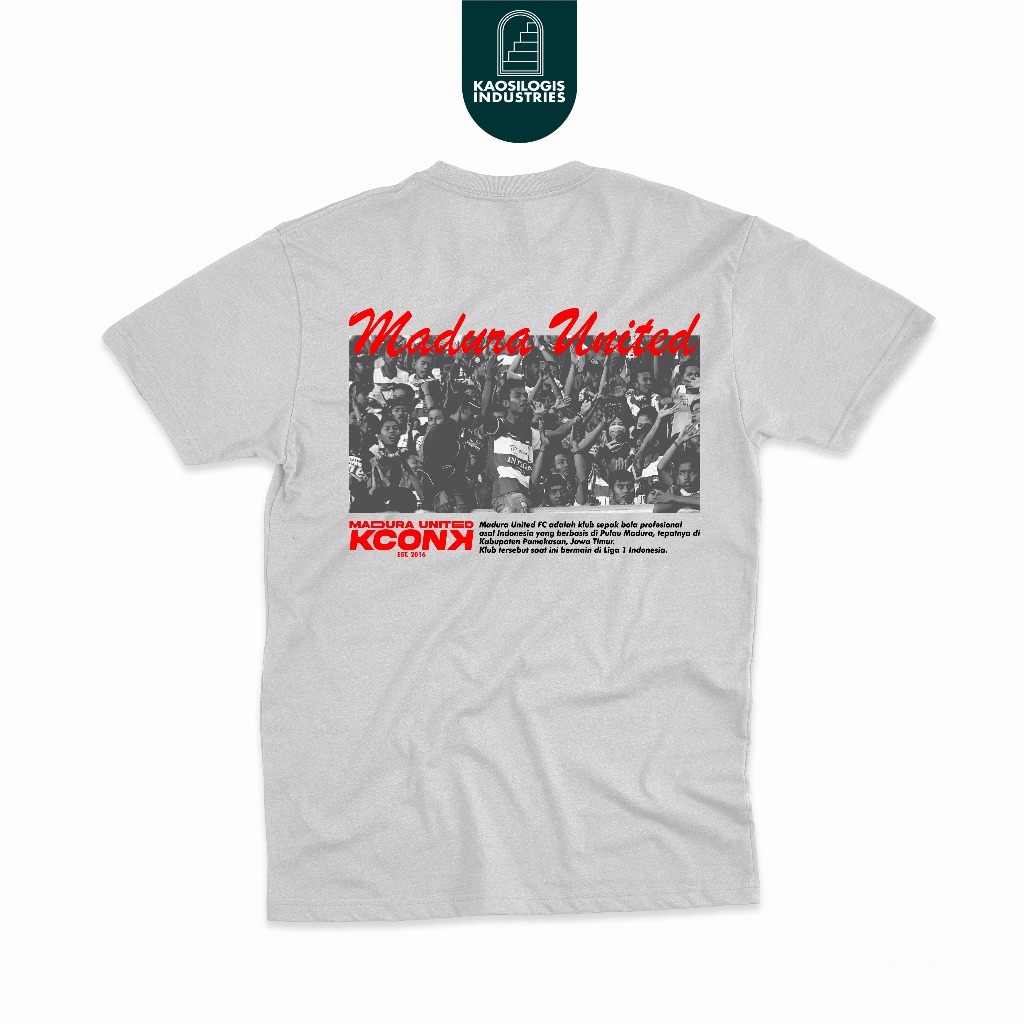 Kaos Madura United Kconk Mania Suporter MU - Kaosilogis