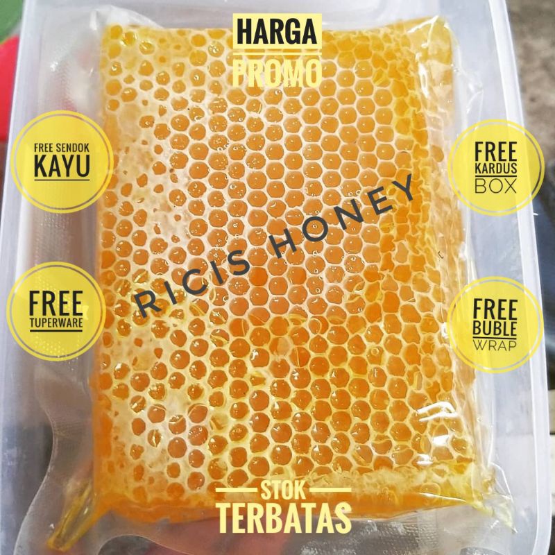 

Grosiran Murah 5Gram Madu sarang asli murni originalSARANG MADU epis melifera gas