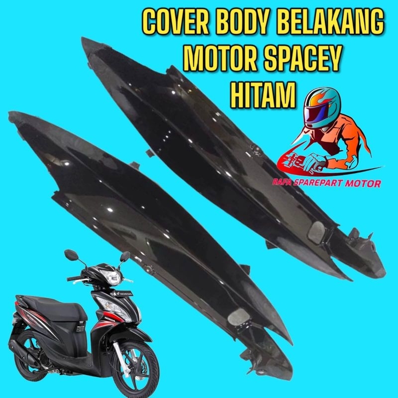 Cover Body Belakang Motor Honda Spacy Warna HITAM