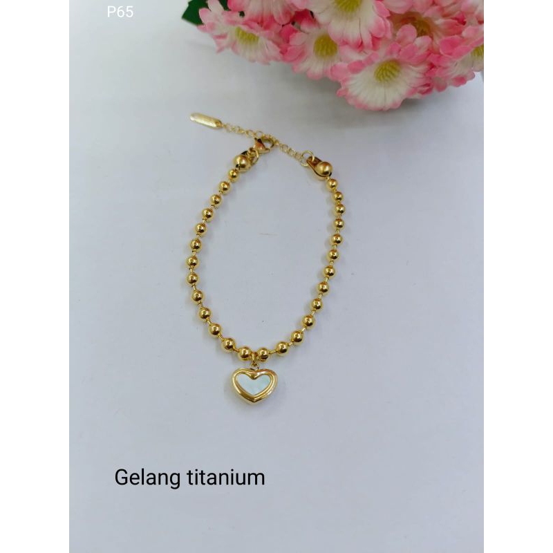 Gelang Titanium Wanita R53 Gelang Korea Style