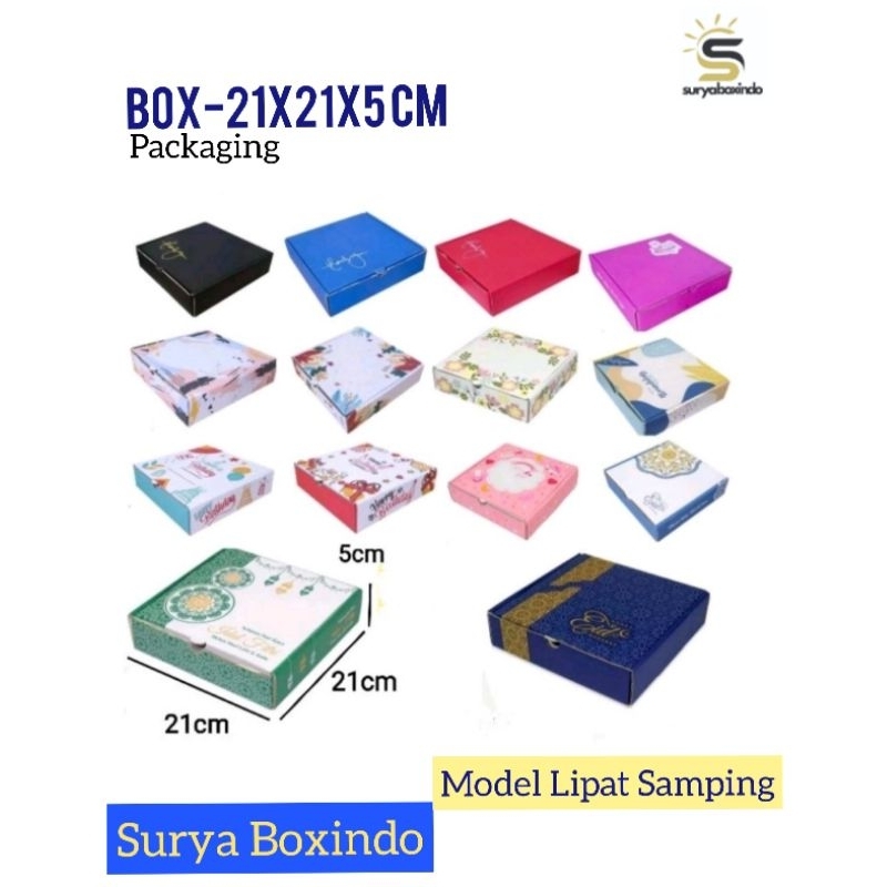 

Box 21x21x5cm(LS) karton/hampers/Kardus/paking/pizza