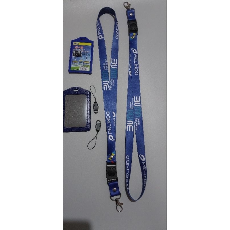 

Tali ID Card PELINDO BUMN Lanyard BUMN Paket lengkap Di lengkapi strap multi pungsi