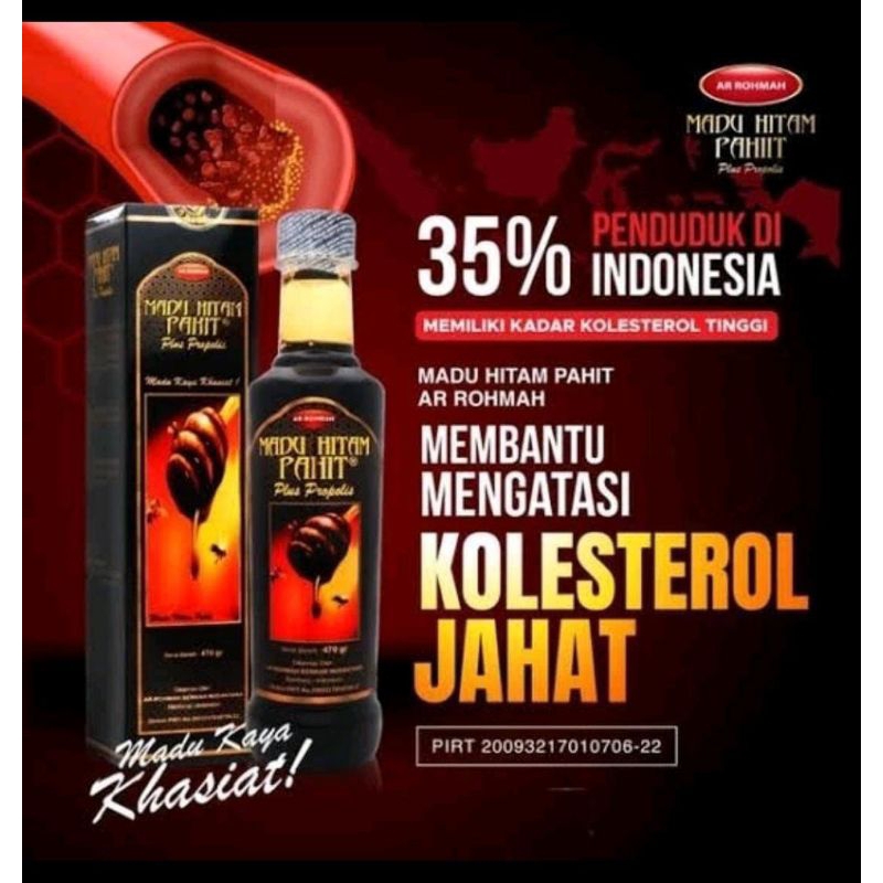 

Madu Hitam Pahit Ar Rohmah Hitam Pahit Ratu Lebah Plus Ekstrak Propolis
