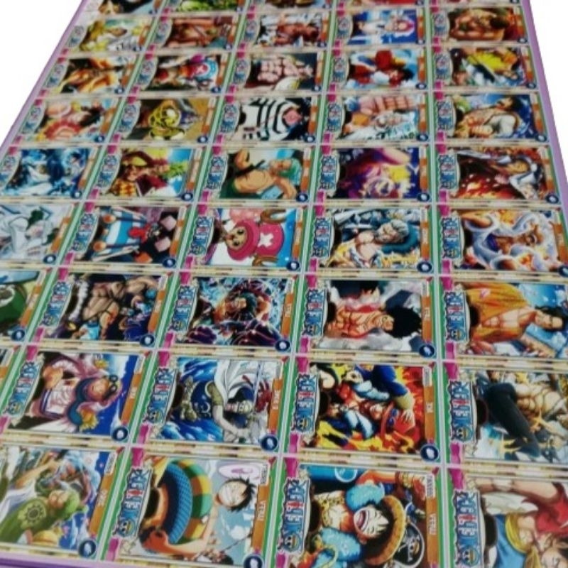 50 pcs Mainan Kartu kwartet JUMBO 4.5 x 6 CM kartu gepok kartu umbulan mainan jadul mainan murah