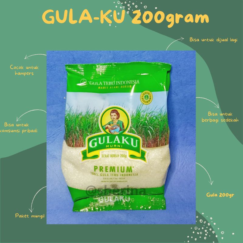 

GULAKU 200,500,1000 GRAM - GULA PUTIH PREMIUM