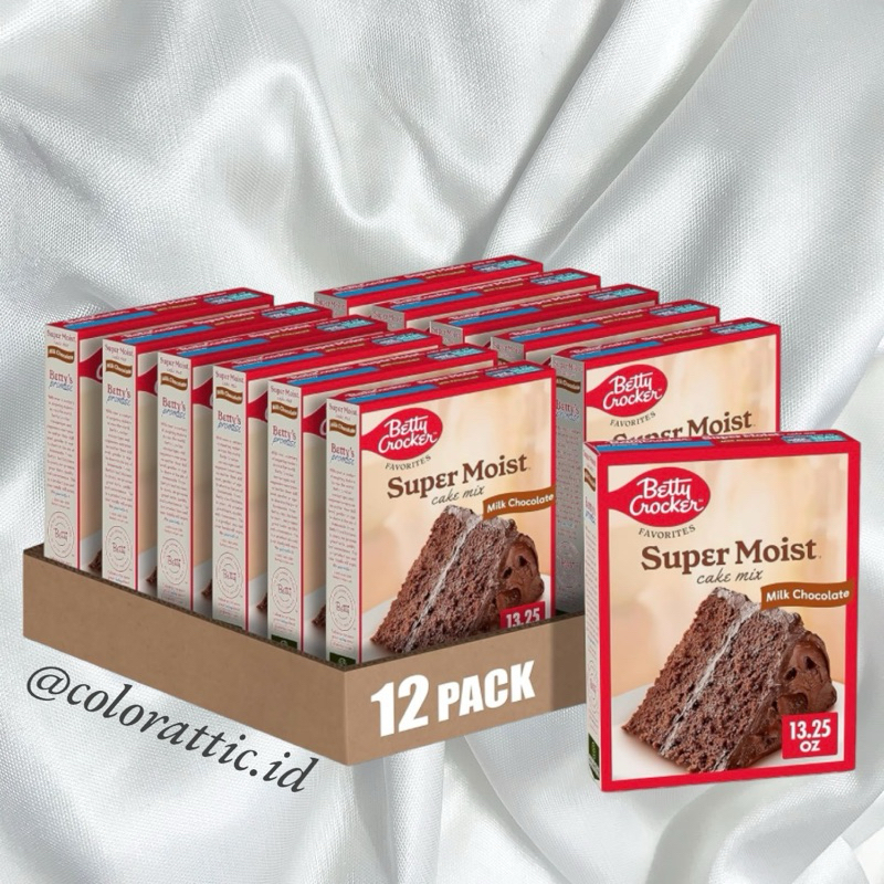 

BETTY CROCKER FAVOURITES SUPER MOIST MILK CHOCOLATE CAKE MIX 13.25 OZ - FROM USA