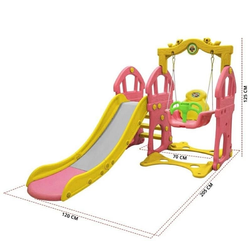 Mainan Perosotan Anak Set Playground Anak 3 in 1