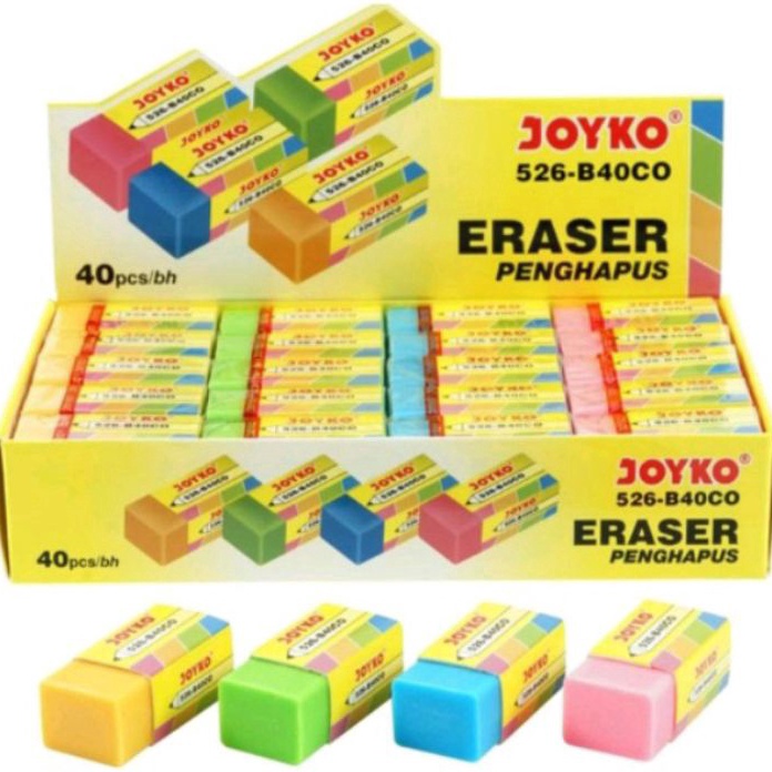 

XC26619 1 pack isi 4 pcs Penghapus joyko kecil