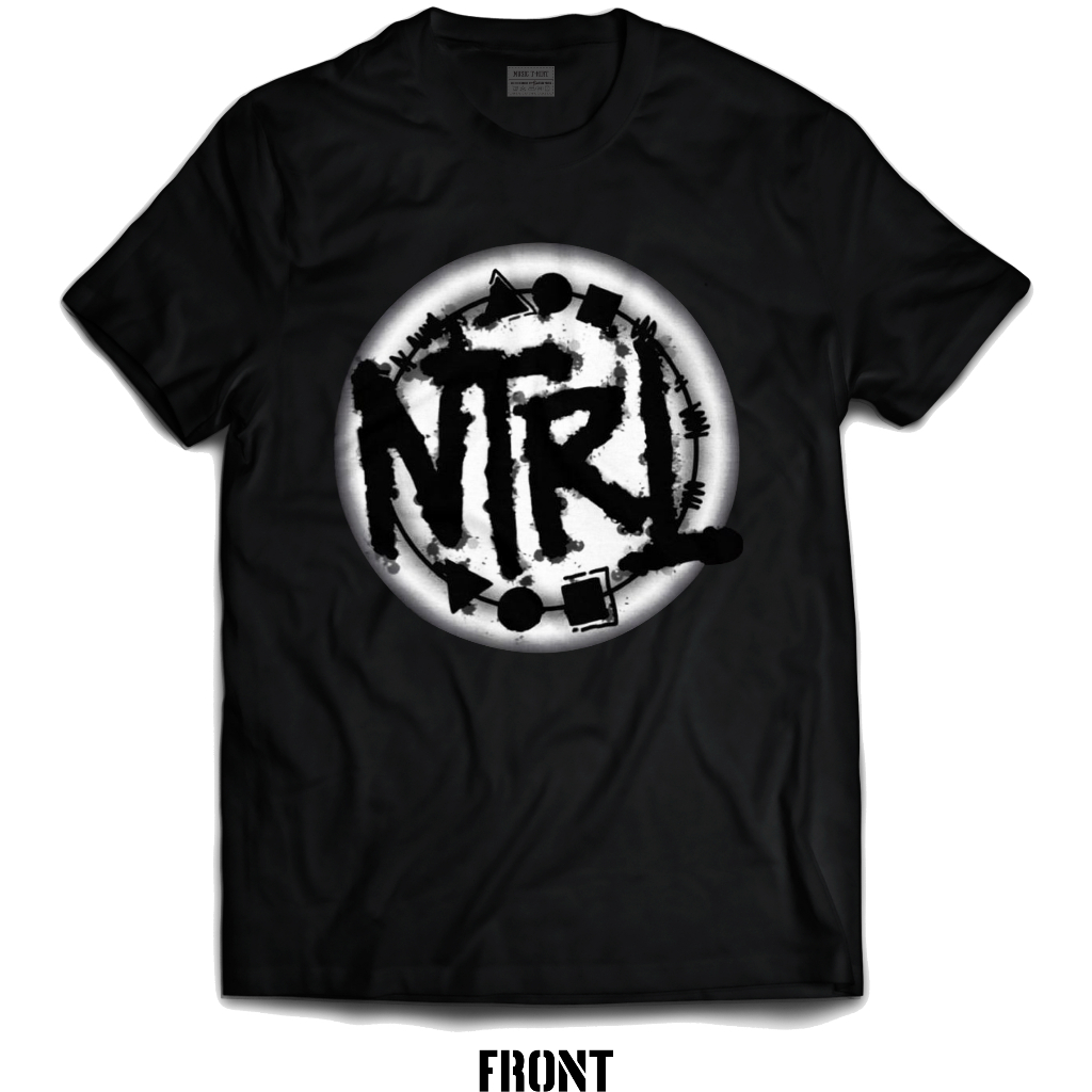 T-shirt Merchandise Band NTRL New Logo Black