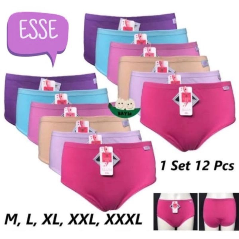 Celana dalam wanita dewasa 12pcs // celana dalam wanita 1lusin // CD WANITA jumbo