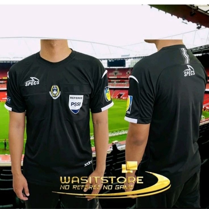 Hemat Khusus  Baju Wasit Specs 22 Liga 1 Full Logo Pssi Fair Play Referee Pssi Respec
