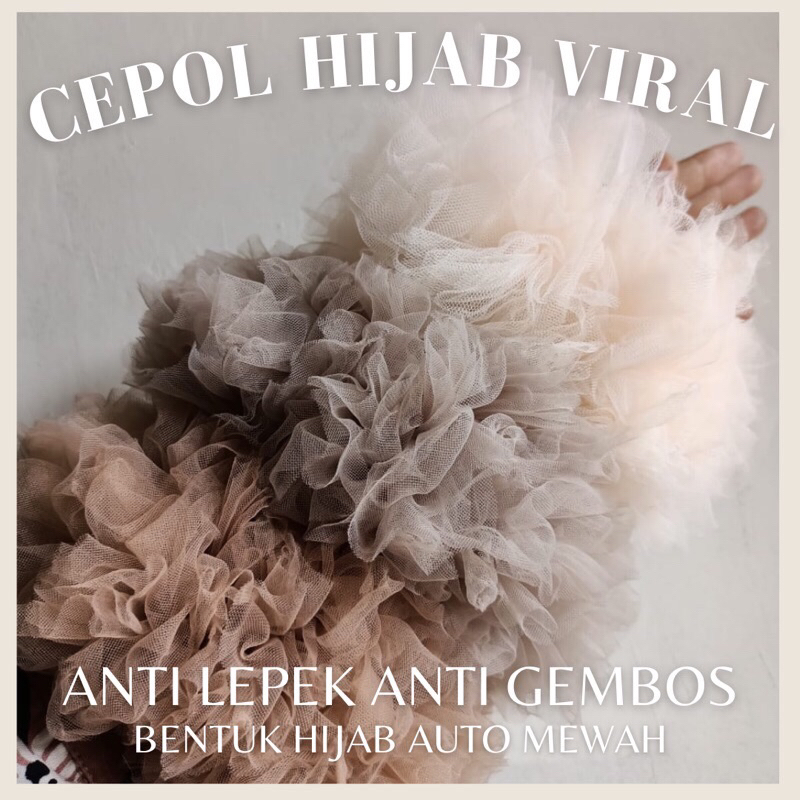 SCRUNCHIE TILE JUMBO IKAT RAMBUT CEPOL HIJAB JUMBO ANTI PUSING