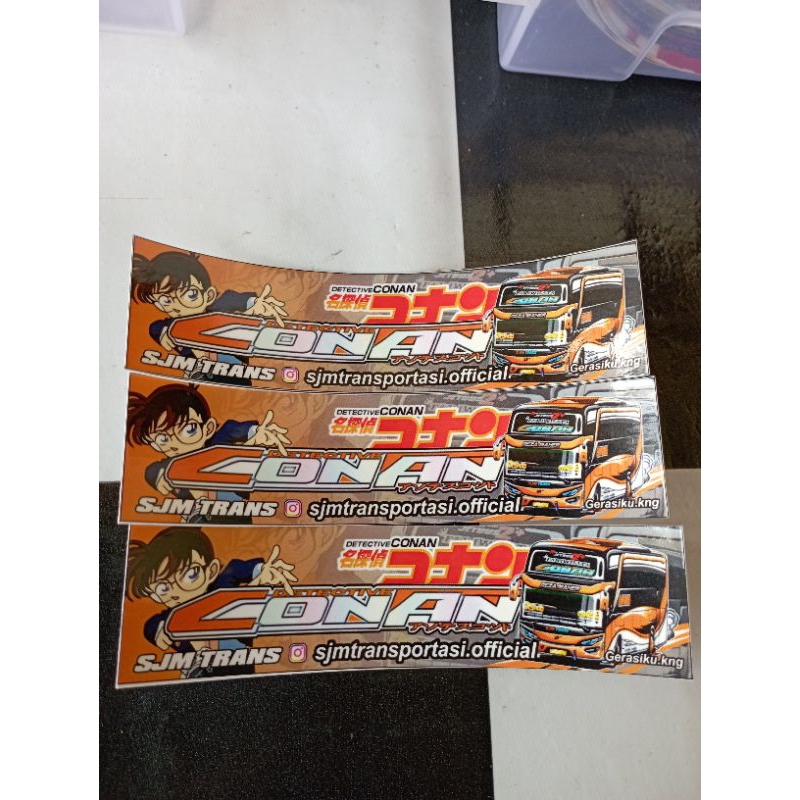 

stiker bus basuri ori bahan vinil laminasi 10.000/3pcs anti air