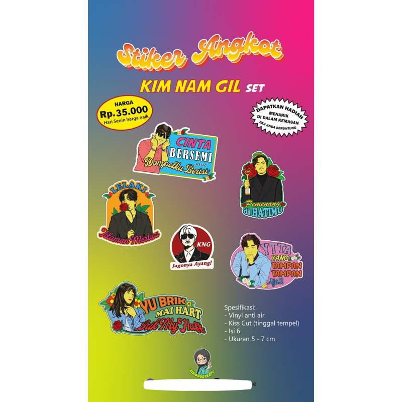 

stiker angkot kim nam gil