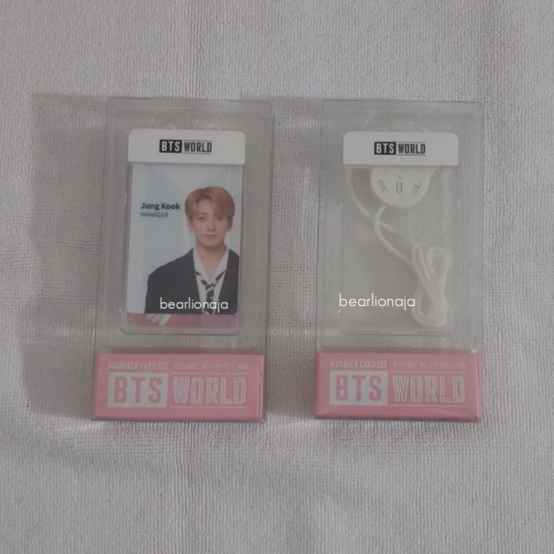 Manager Card BTSW BTS World Jungkook