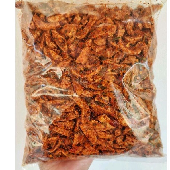

1212 SALE BASRENG VIRAL BASO GORENG PEDAS DAUN JERUK BASRENG ORIGINAL 1kg grosir