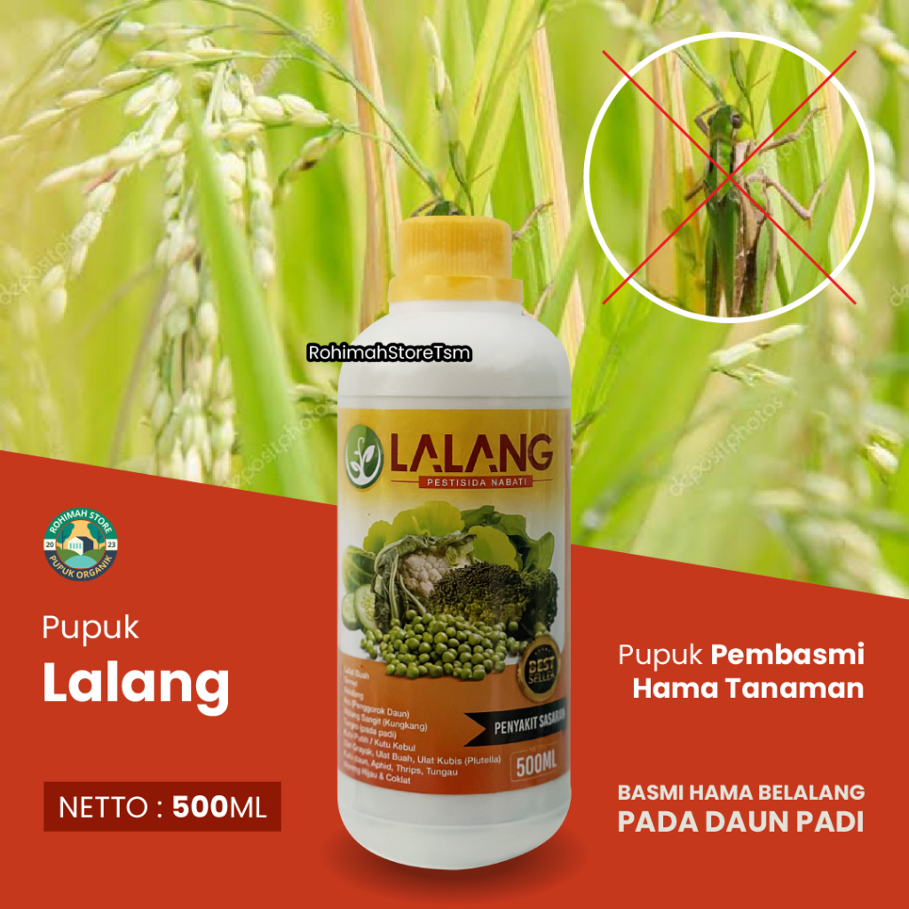 (PENGUSIR HAMA) Obat Pengusir Hama Belalang Padi, Insektisida Pembasmi Hama Belalang Paling Ampuh, L