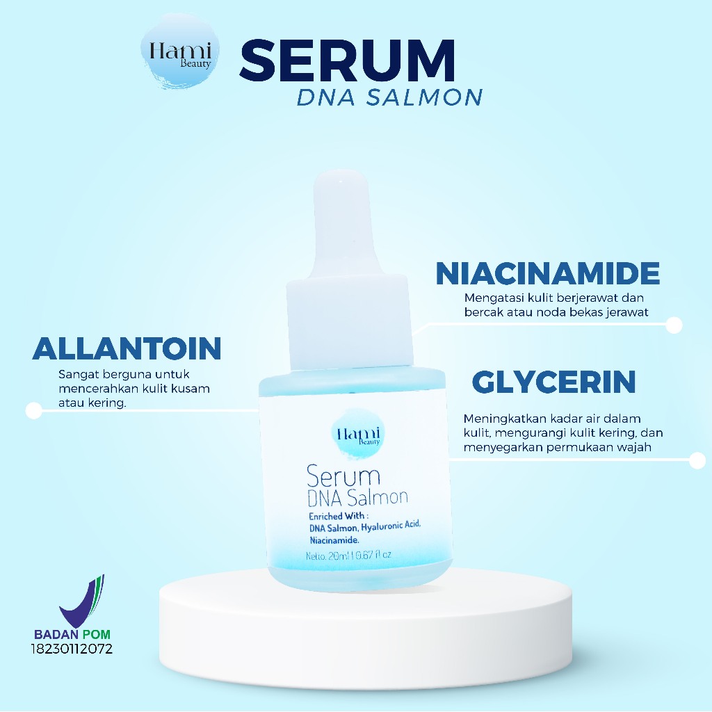 Serum DNA Salmon / Serum Wajah / Pelembab Wajah