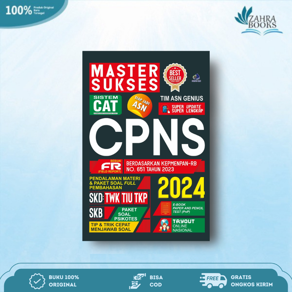 Buku Soal CPNS 2024 - Master Sukses CPNS 2024 SKD + SKB - Kompas Ilmu