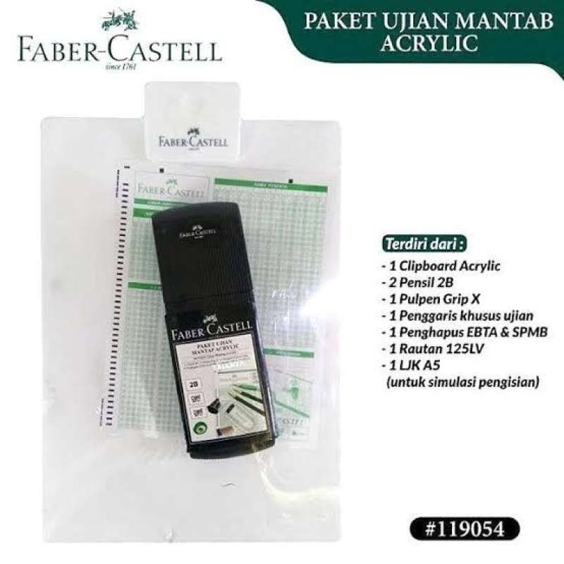 

Paket Ujian Mantap Faber Castell Dengan Papan Acrylic