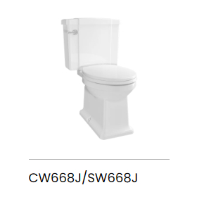 Closet Kloset duduk TOTO Close Coupled Toilet Kualitas1 Grade A CW668J