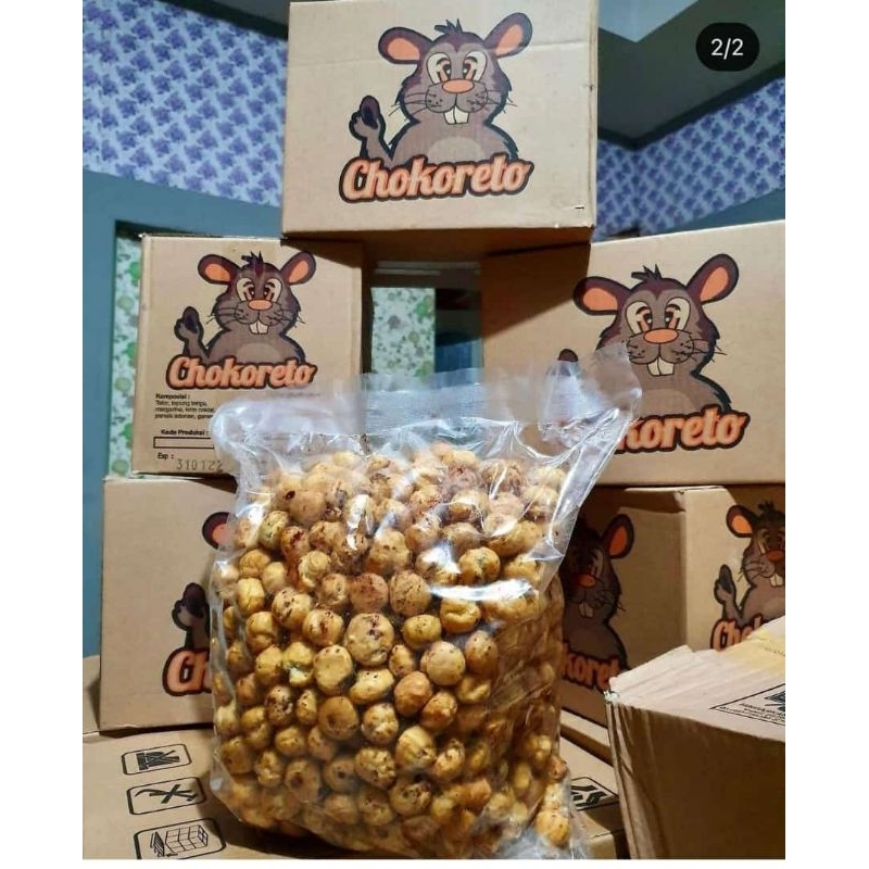 

Soes kering coklat chokoreto 1 kotak (2kg)