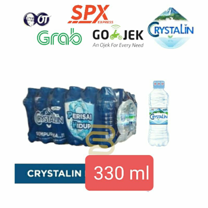 

Depo Crystalin Air Mineral isi 24 Crystalline Botol 330 ml