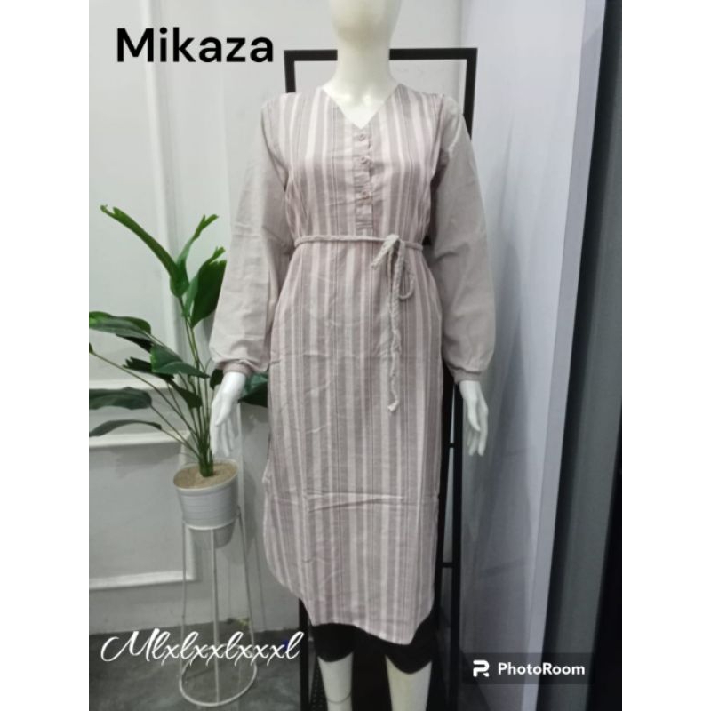 TUNIK MIKAZA BAHAN KATUN TRISET