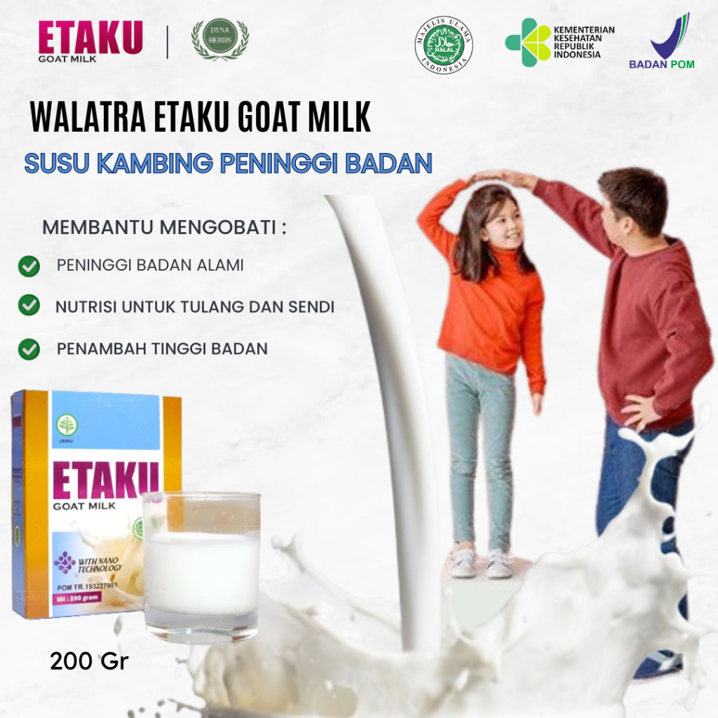 

Susu Peninggi Badan Untuk Anak Dan Dewasa, Susu Peninggi Badan Anak Remaja, Penambah Tinggi Badan, Suplemen Kesehatan Peninggi Badan, Peninggi Badan Alami Dengan Susu Kambing Etawa Murni Goat Milk