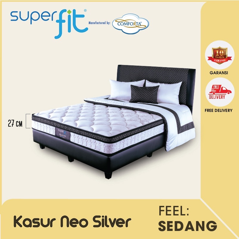 Comforta Kasur Spring Bed Superfit Neo Silver