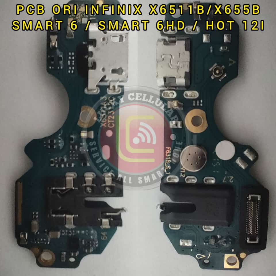 PCB CAS ORIGINAL / PAPAN CAS INFINIX SMART 6 / SMART 6HD / HOT 12I
