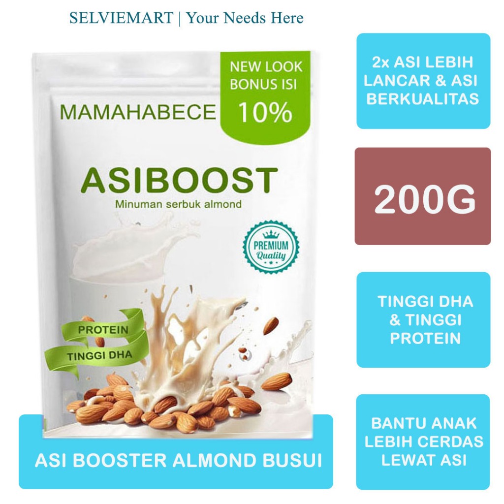 Susu Ibu Menyusui Almond Asi Booster Menyusui Susu Asi Booster Pelancaran Asi Booster Penambah Asi B