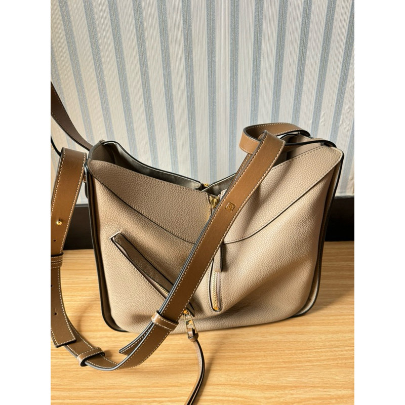 preloved bag authentic tas asli loewe hammock 3 tone bag loewe