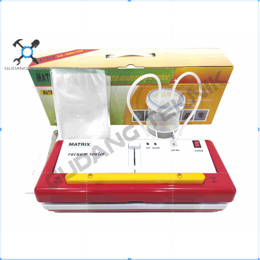 Vacuum Sealer Listrik DZ280 MATRIX / Vacum Vakum Pengemasan Makanan Obat DZ 280/2SE Pembungkus Makan