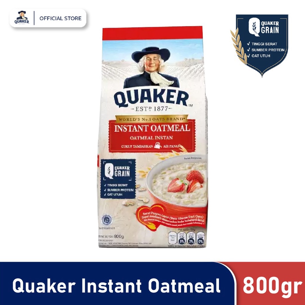 

Import Terbaik Quaker Instant Oatmeal 8 gr grosir