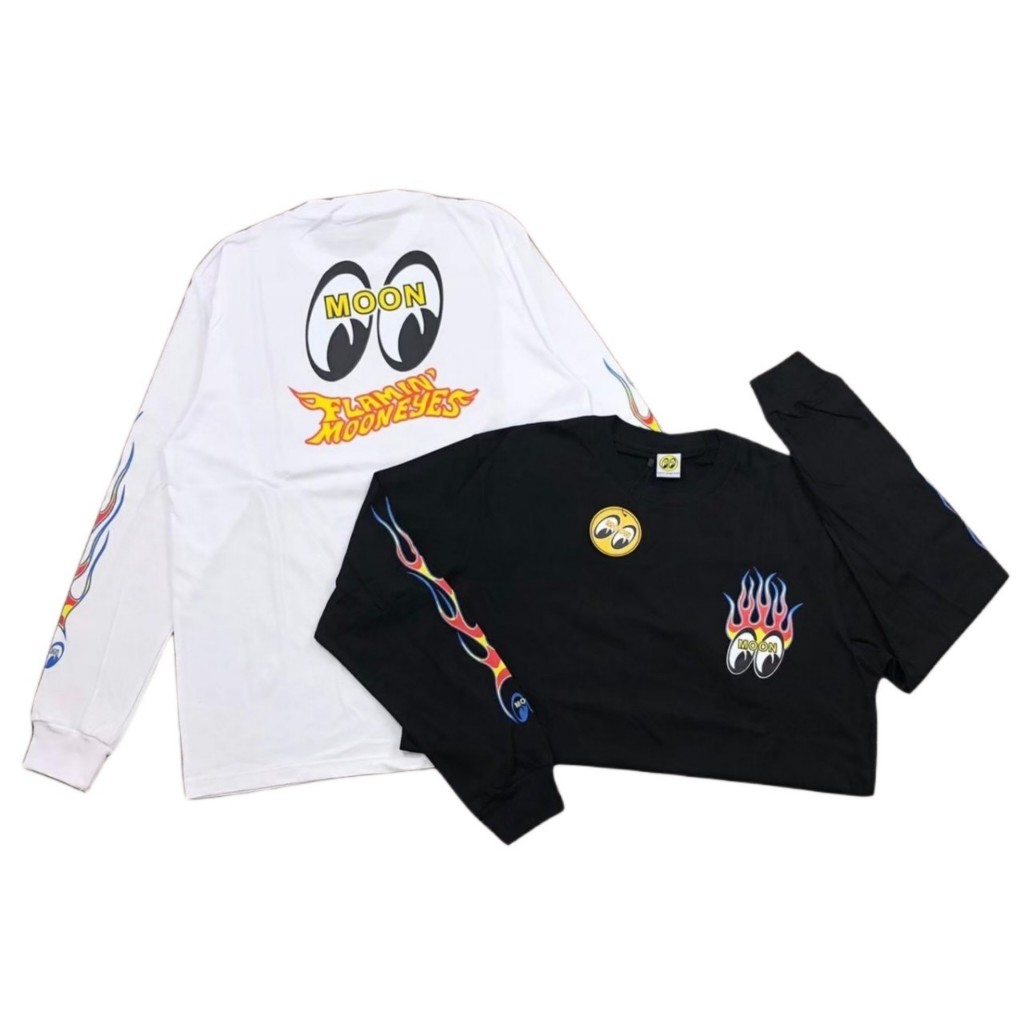 KAOS TSHIRT MOONEYES DRAG STRIP BLACK