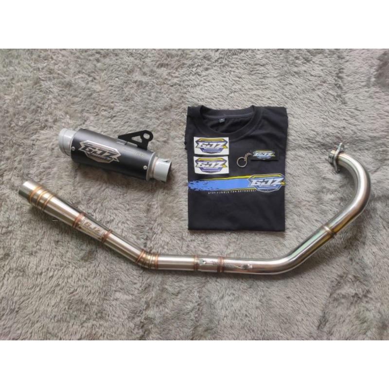 Knalpot Original Gjz Racing Exhaust Vixion Old Vixion New Nvl Nva Roadrace Step Standar