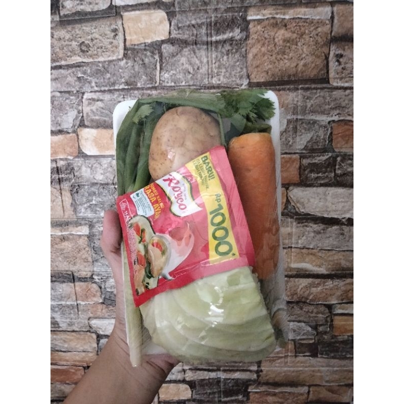 

Sayur Pack Sayur Sop siap masak