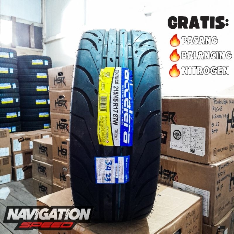 Ban Mobil Semi Slick R17 215 45 Merek Accelera 651Sport 215 45 R17